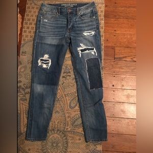 American Eagle Outfitters Patchwork Denim